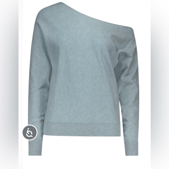 Minnie Rose cotton cashmere off the shoulder top (read description) - Picture 7 of 15